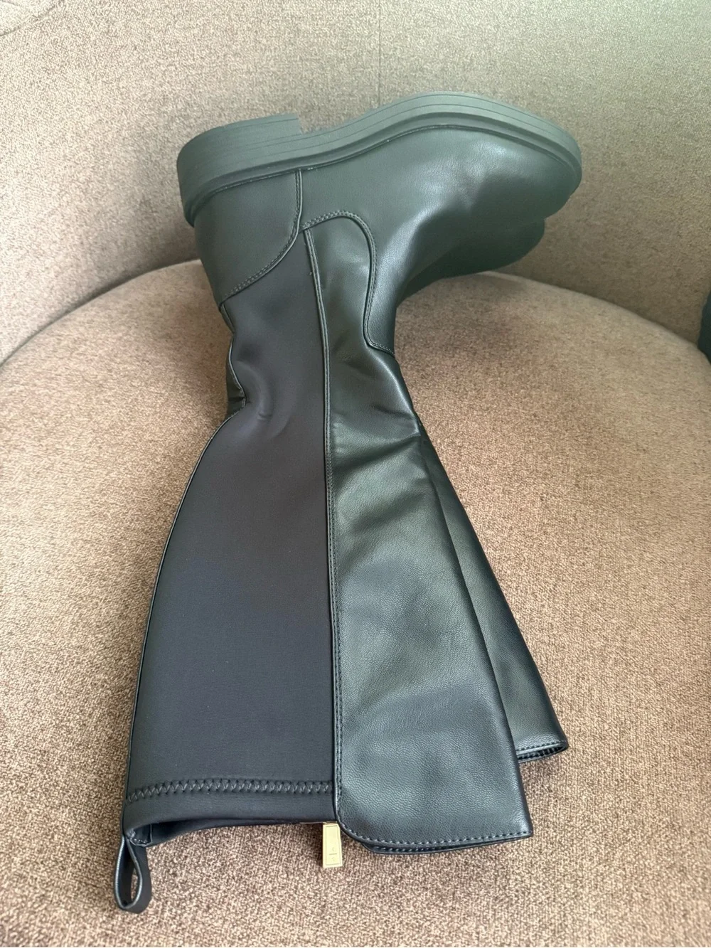 Kenneth Cole Reaction Tall Black Over-the-Knee Riding Boot